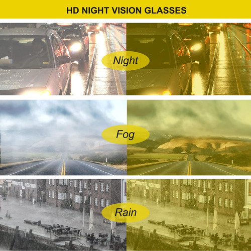 Gafas De Visión Nocturna Polarizadas Antideslumbrantes, Gafa