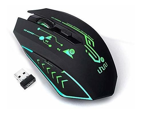 Accesorio Pc Uhuru Raton Inalambrico Juego 2,4 Usb