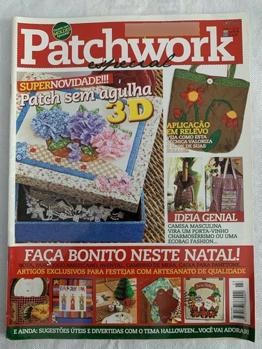 Revista Patchwork 23 Artesanato Patch Bota Pano Caixa 3629