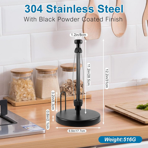 Soporte Para Toallas De Papel Con Trinquete Para Cocina