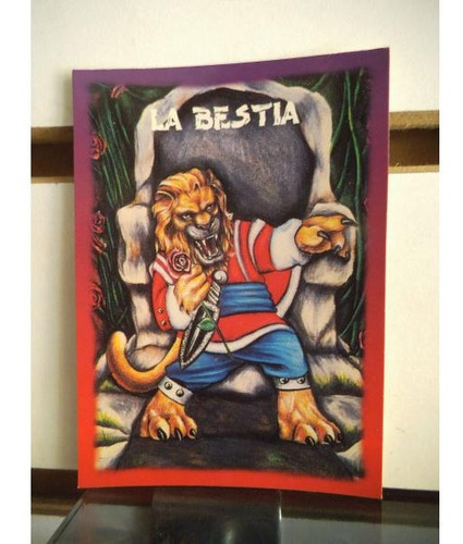 Tarjeta La Bestia # 92 Monstruos De Bolsillo Vintage