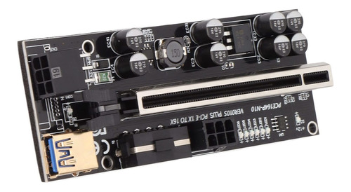 Hilitand Pci-e Gpu Riser Express Adaptador 1x 16x 6 Led Eth