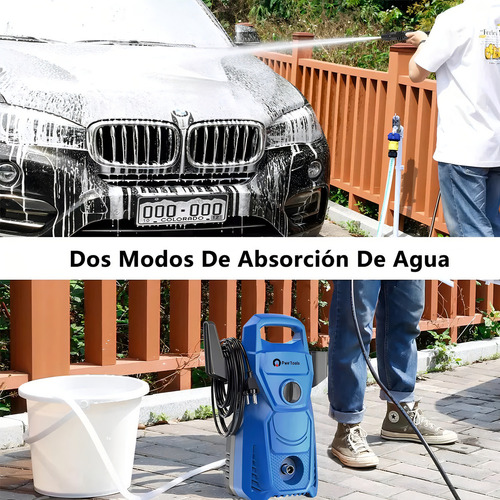 Hidrolavadora Eléctrica Alta Presión 3100 Psi Máxima 3000w PwrTools YC0493-JY- BLUE 127V
