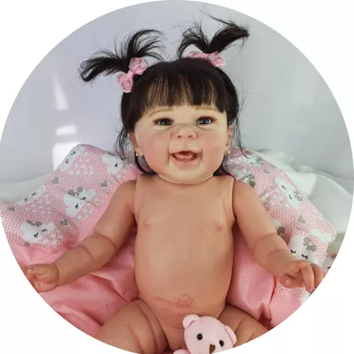 Bebe Reborn - Menina Princesa Greta - Lindo Enxoval