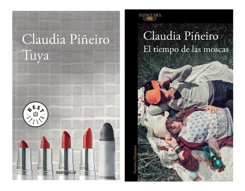Tuya + Tiempo Moscas - Piñeiro - 2 Libros Grande Y Bolsillo