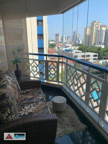 Imagem 2 de 18 de Apartamento Com 3 Suítes, 151 M² - Venda Por R$ 1.150.000 Ou Aluguel Por R$ 6.000/mês - Tatuapé - São Paulo/sp - Ap6391