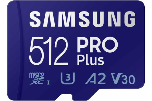 Micro Sd Samsung 512 Gb Pro Plus Adaptador Usb