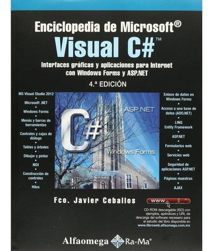 Enciclopedia De Microsoft Visual C# 4 Ed Ceballos Don86