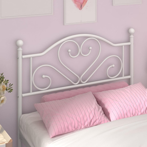 Base De Cama Individual Weeho De Metal Blanco