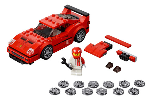Lego Speed Champions Ferrari F40 Competizione 75890 Número de piezas 198