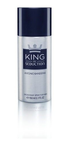 Imagen 3 de 6 de Antonio Banderas Set King Of Seduction Edt 50ml + Deo 150ml