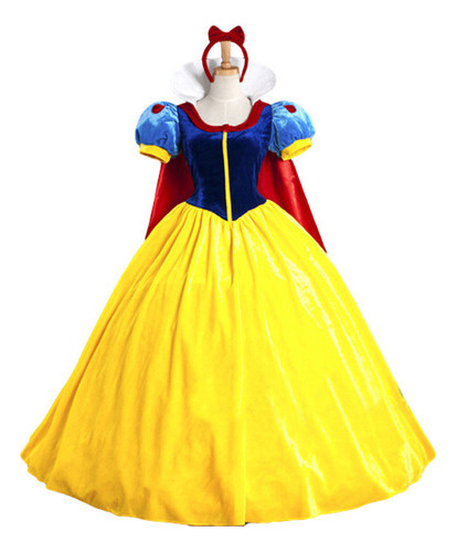 Vestido De Princesa Para Adultos, Cosplay, Blancanieves