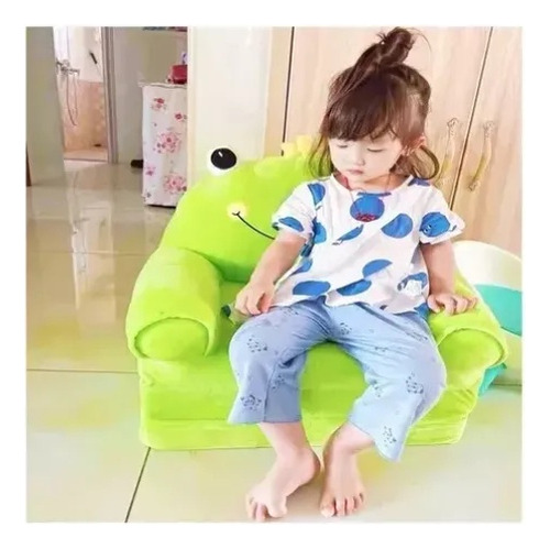 Sofá Plegable For Niños Pequeños, Sillón, Funda Lavable A2
