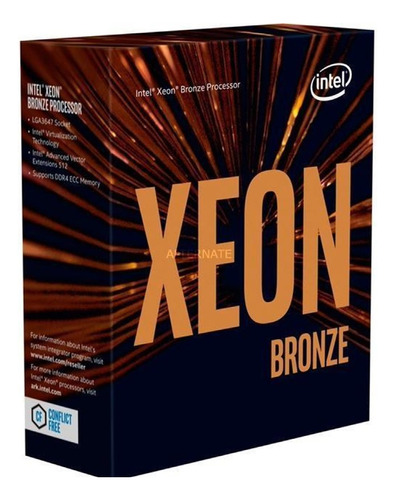 Procesador Lenovo Bronze 3106 8-core 11mb 1.70ghz