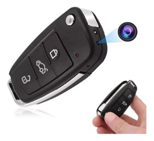 Camera Espiã Z25+ 32gb Chave Canivete Carro Filmadora Escuta Cor Preto