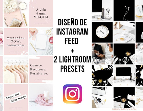 Asesoramiento De Feed Para Instagram Armonico + 2 Presets