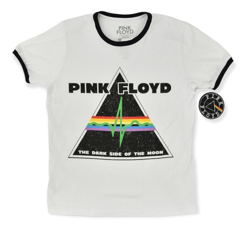 Pink Floyd The Dark Side Playera Ringer 100% Original