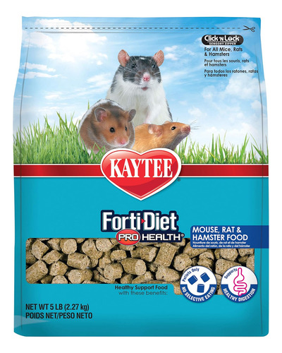 Comida Para Ratas Y Ratones Beige Kaytee Forti Diet