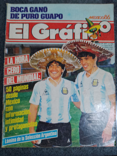 Revistas El Gráfico Mundial 1986 (lote De 7) (Usado)