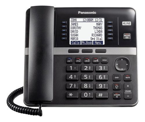 Panasonic Kxtgw420b Teléfono 4 Líneas Oficina Alambrico