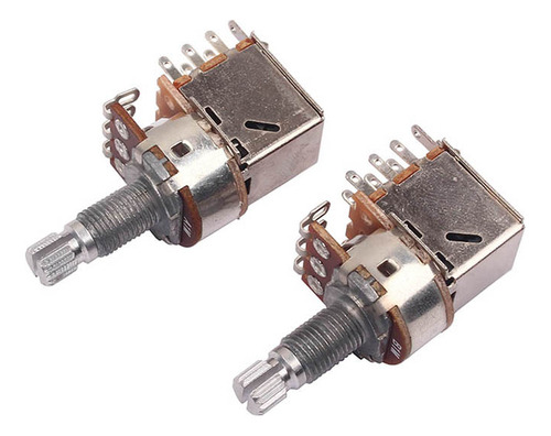 Potenciómetro De Eje Dividido B1m, Accesorio Para Guitarra,