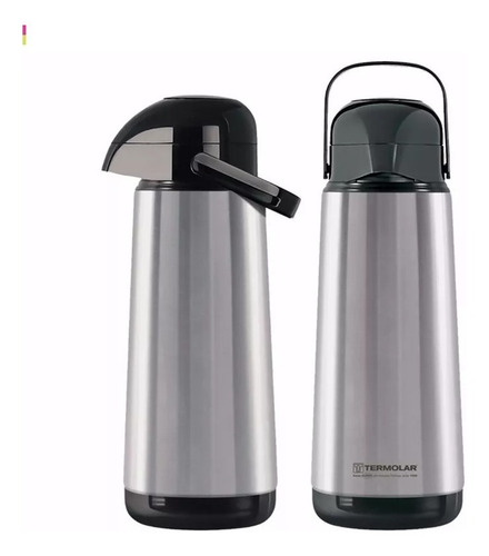 Termo Termolar Lumina Acero Inoxidable Sistema Bomba 1,8 Lts