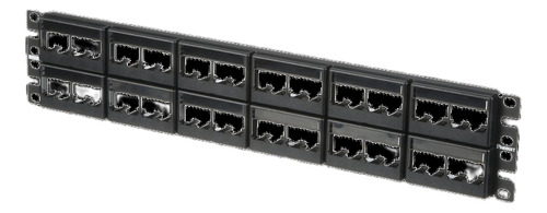 Panel De Parcheo Modular Mini-com (sin Conectores) De 48