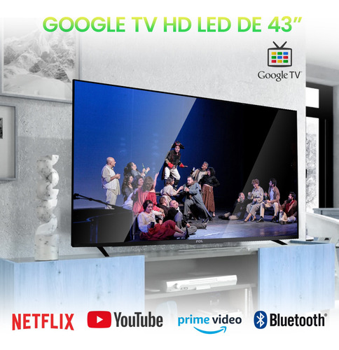 Fol Ft-43g2 Televisor 43 Fullhd Smarttv Googletv Bluetooth