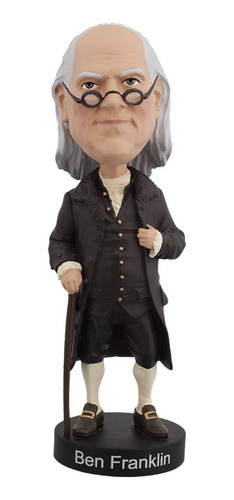 Figura Bobblehead Benjamin Franklin Realista Y Detallada