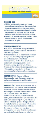 Melabrite Plus Oxi, Desmanchador Y Quita Manchas De Oxido