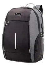 Comprar Mochila Porta Notebook Smart Con Usb Acolchada Urbana Y Ejecutiva A Todo El Pais By Happybuy Color Gris Diseño De La Tela Liso