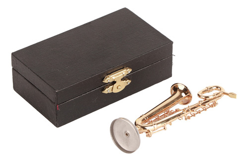 Saxofón En Miniatura De Latón, Modelo Musical