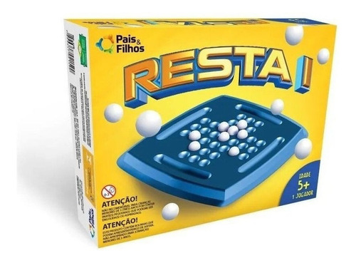 Imagem 2 de 3 de Jogo De Tabuleiro Resta 1 - Pais E Filhos