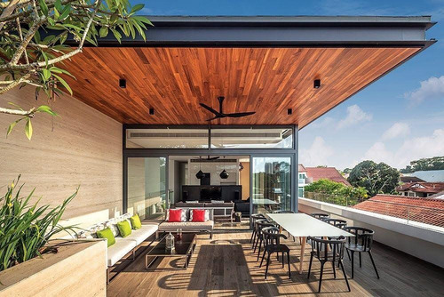 Pergolas Cubiertas Techos Madera Para Terrazas, Roof, Jardín