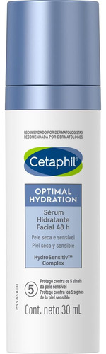Sérum Facial Cetaphil Optimal Hydration 48 Horas - 30ml Momento de aplicación Día/Noche Tipo de piel Seca, sensible y deshidratada