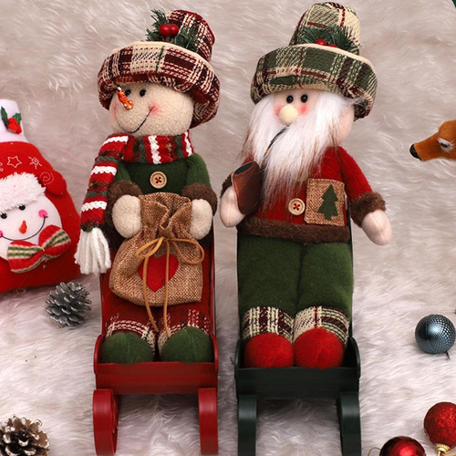 Estatua Navideña, Adorno De Mesa, Accesorios Papá Noel