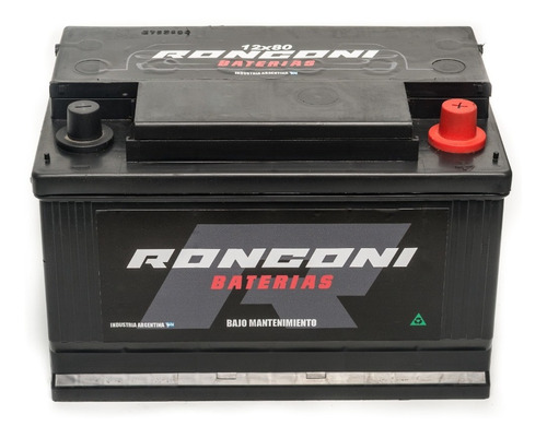 Bateria De Auto Ronconi 12x80 Para Fiat Duna Diesel / Gnc