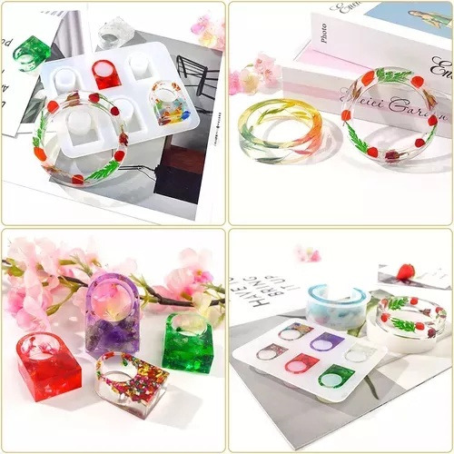 Pulsera Molde De Silicona De Resina De Anillo De Brazalete