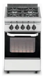 Usman Cocina Industrial 52cm 4 Hornallas Compact Color Plat Color Plateado