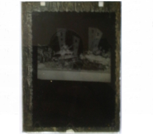 Lote  Fotos Antiguas En Cristal Vidrio 5 (negativo)