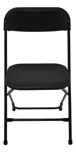 Silla Plegable Básica Negra