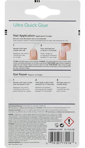 Pegamento De Uñas Nailene Ultra Quick, 0.10 Onzas