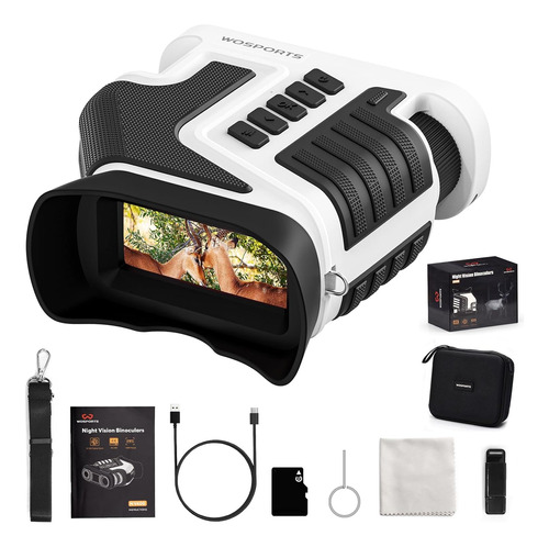 Binocular Visión Nocturna 10x 32gb Graba Videos 4k / 1080p 