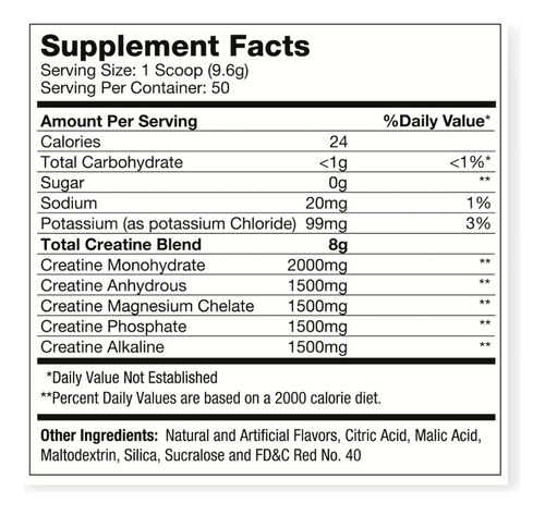 Oxy3 Total Creatine 480gr Hexacore