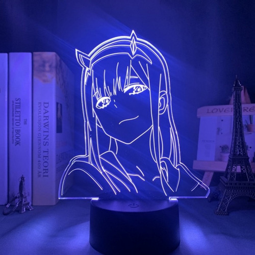 Lámpara 3d Zero Two Anime Darling In The Franxx Luz Nocturna