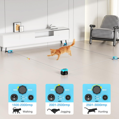 Juguete De Gato Interactivo De Lujo De Mascota Para Gatos In