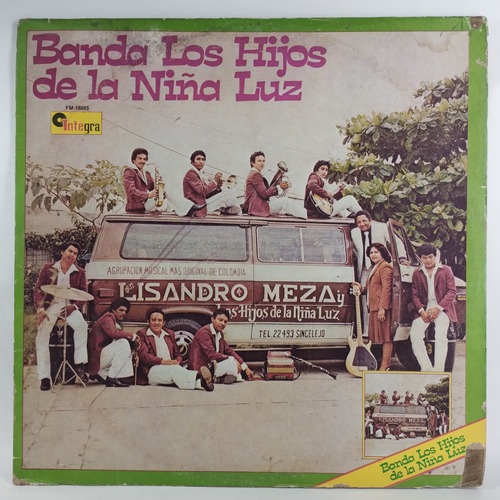 Lp Lisando Meza Y Banda Los Hijos De La Niña Luz Edic Venez.