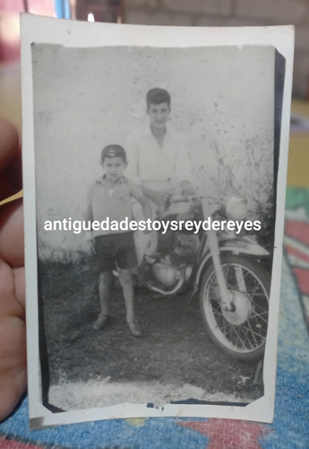 Fotografia Antigua Moto 1962
