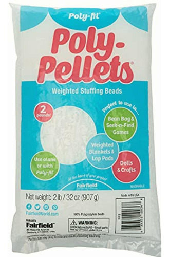 Fairfield Poly-pellets Bolitas De Relleno Ponderada, 32 Oz