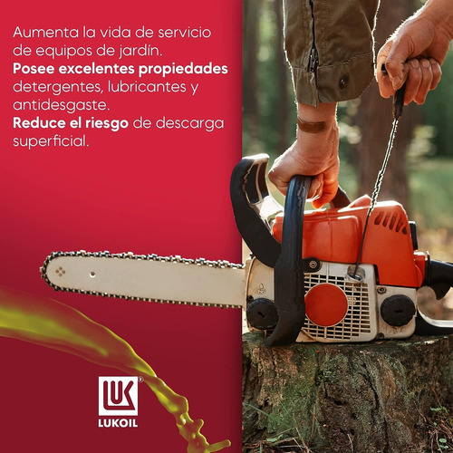 Aceite 2 Tiempos Lukoil Garden 2t 1l Motosierra/podadora